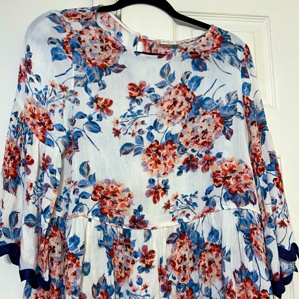 Altar’d State long sleeve boho style flowy blouse size meduim